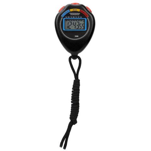 Professional Sports Stopwatch Timer Handheld Digital Clock Sport Stopwatche Athletics Electronic Stopwatc replacement for Racing Running Swimming(Black)