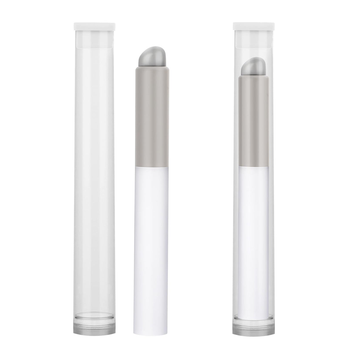 Thinp 2 Pcs Silicone Lip Brush,Silicone Lip Applicator Lip Gloss Balm Applicator and Concealer Makeup Brushes Silicone Lipstick Applicator with Storage Box for Lip Gloss Lip Mask Lip Balm Concealer