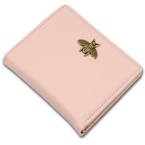 Altally Small Women Wallet RFID Blocking Bifold Pocket Wallet Slim Compact Ladies Purse Mini Wallets For Women (Pink)