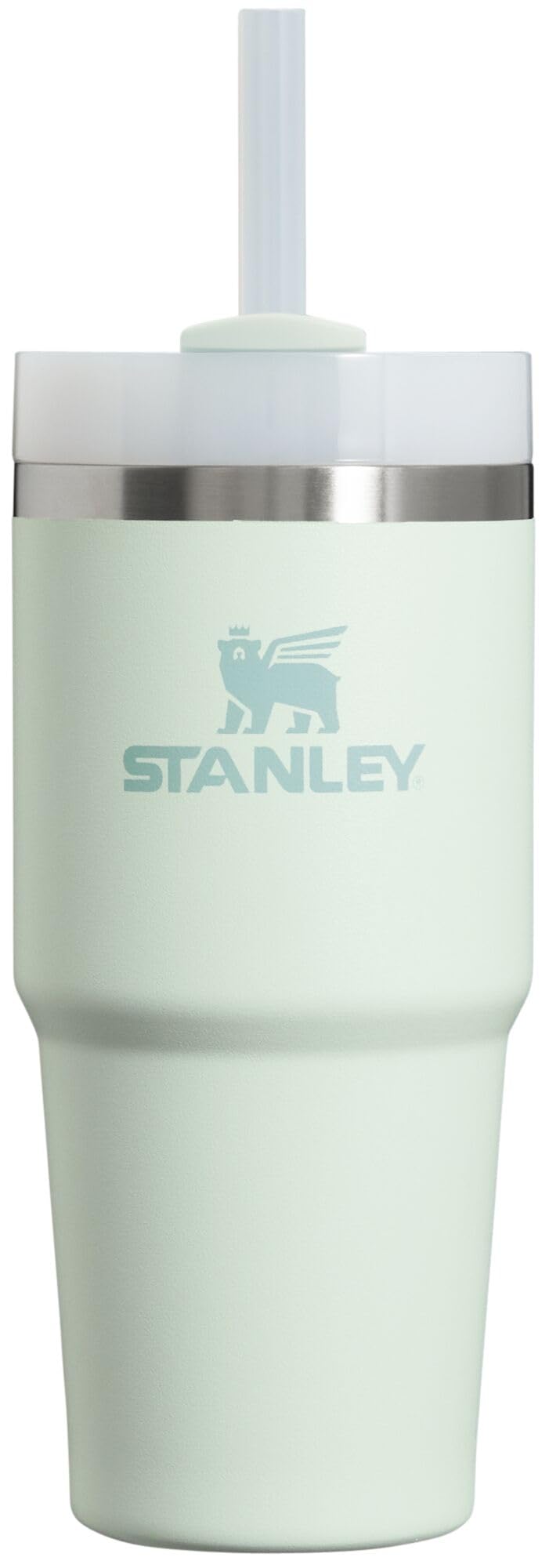 STANLEY Quencher H2.0 FlowState Stainless Steel Vacuum Insulated Tumbler with Lid and Straw for Water, Iced Tea or Coffee, Smoothie and More, Mist, 14oz
