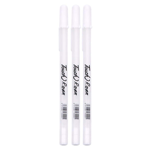 Culyumatang Gel Pen, 0.8 mm White Ink Photo Album in Colour Gel Pen Stationery Office Learning Cute Pen