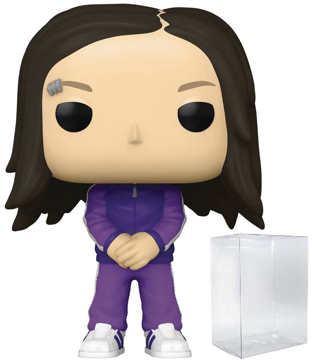 POP Korn - Jonathan Davis Funko Rocks Vinyl Figure (Bundled with Compatible Box Protector Case)