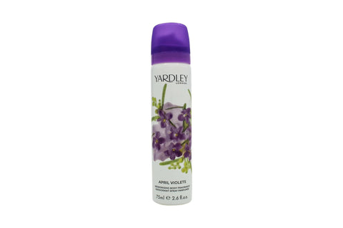 Yardley of London Refreshing Body Spray for Women, April Violets, 2.6 Ounce