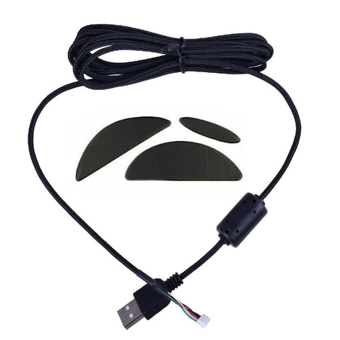MOUDOAUER USB Cable Line Mouse Mice Stickers Feet Skates Pads Kit for Logitech (G500 G500s) Accessory Part