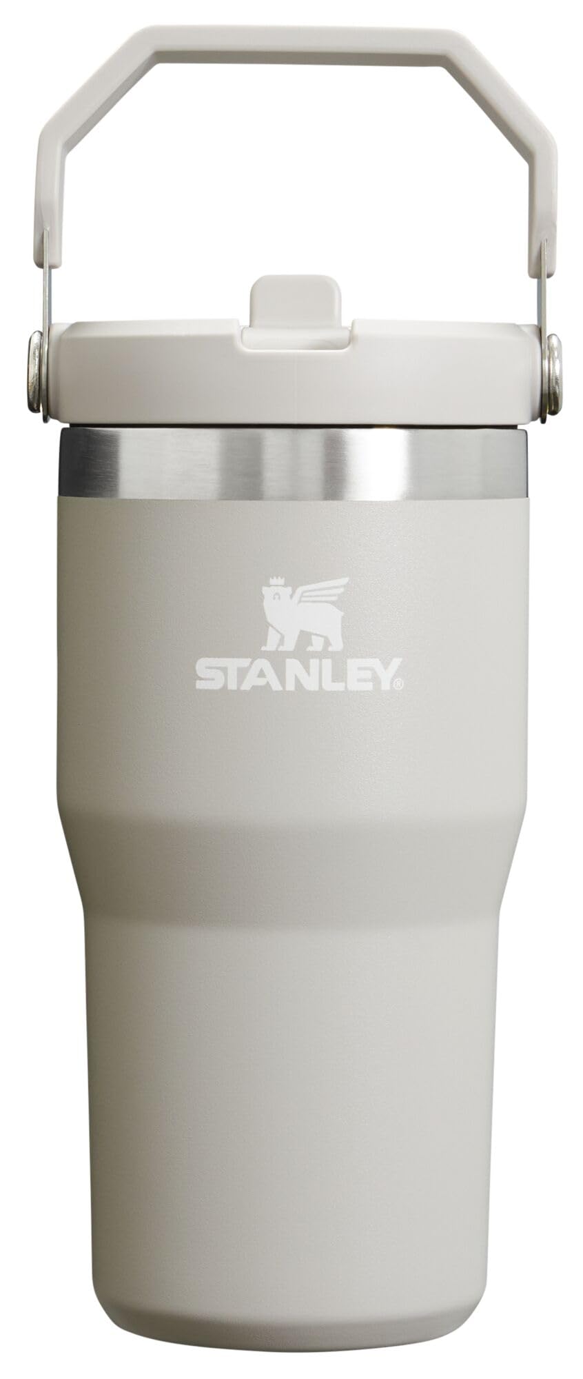 Stanley IceFlow Tumbler with Flip Straw - 591 ml, Flip Lid and Straw - Leak-Resistant, BPA-Free Water Bottle - Insulated Stainless Steel, Ash