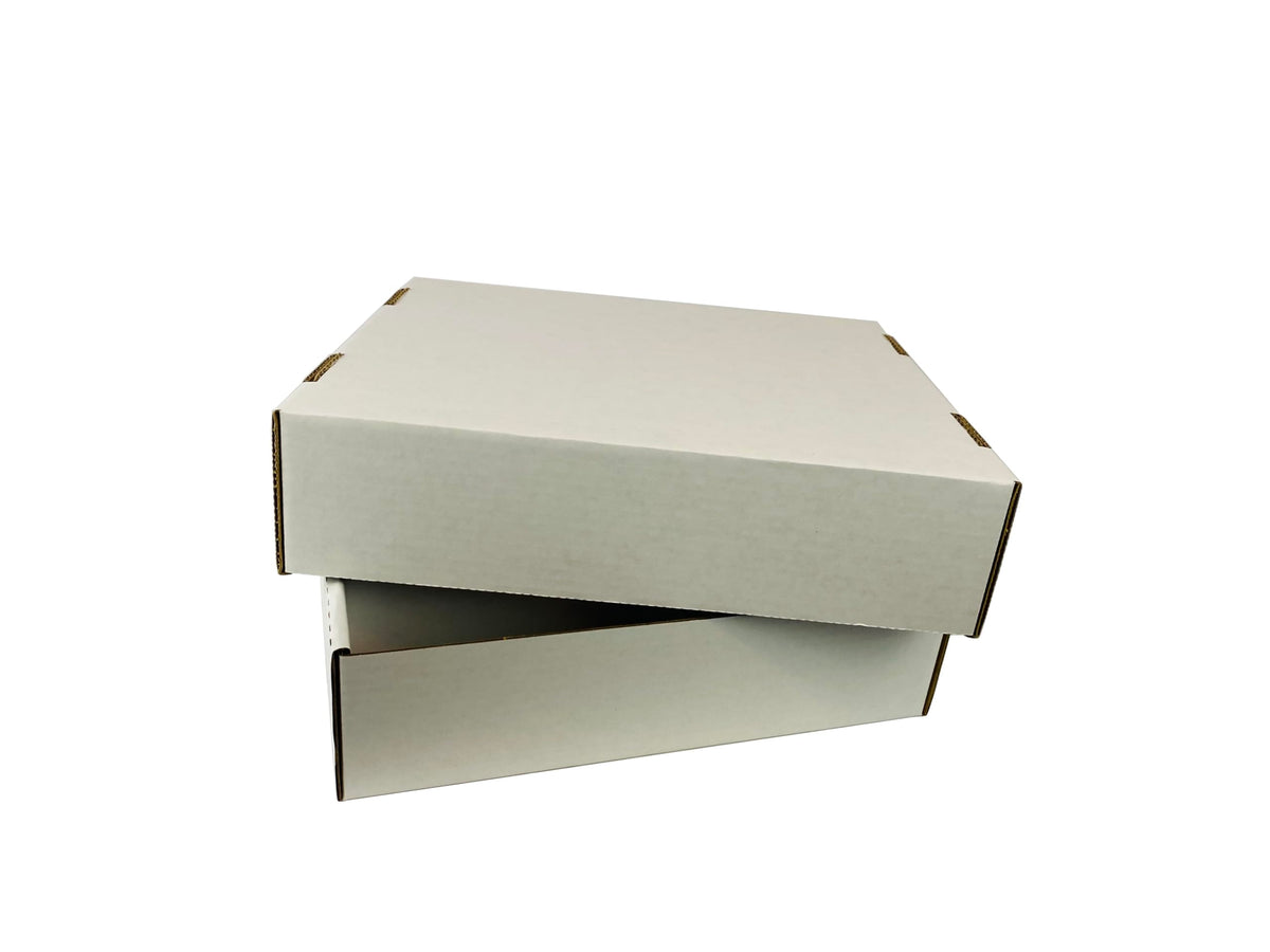 (10) 3200 Count Corrugated Cardboard Storage Boxes by Max Pro for Baseball, Football, Basketball, Hockey, Nascar, Sportscards, Gaming & Trading Cards Collecting Supplies FULL LID