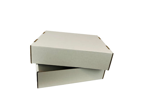 (10) 3200 Count Corrugated Cardboard Storage Boxes by Max Pro for Baseball, Football, Basketball, Hockey, Nascar, Sportscards, Gaming & Trading Cards Collecting Supplies FULL LID