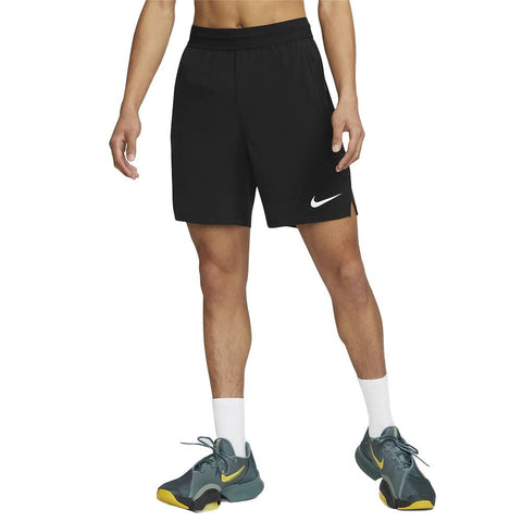 Nike Pro Dri-FIT Flex Vent Max Men's 8" Training Shorts (as1, Alpha, m, Regular, Regular, Black/White)