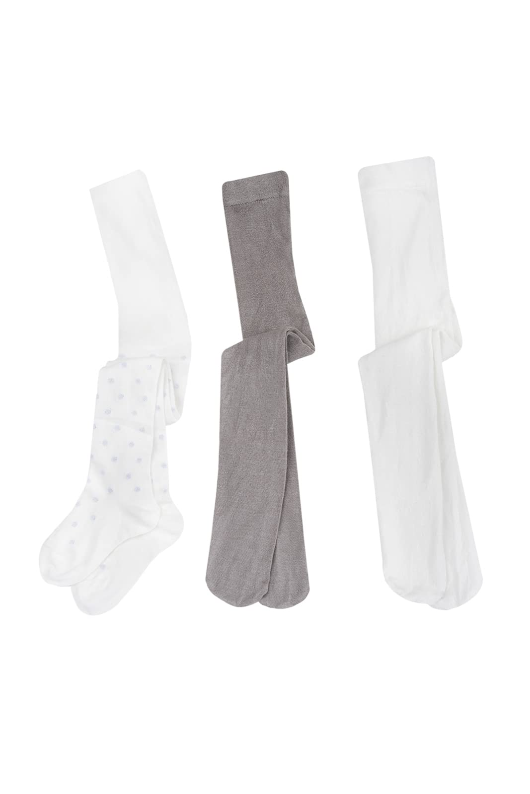 Chicco Little Girls and Girl's Set TRE pezzi collant per bambine Hold-Up Stockings, Multicolore, Normale