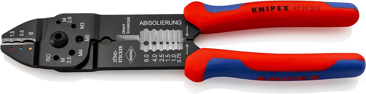 Knipex 97 21 215 Crimping Pliers for insulated terminals