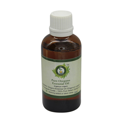 R V Essential Pure Oregano Essential Oil 30ml (1.01oz)- Origanum Vulgare (100% Pure and Natural Therapeutic Grade)