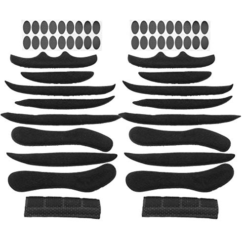 Keenso Giro Bike Helmet Pad, 2 Sets Multi?functional Bike Helmet Pads Bicycle Lining Sponge Universal Pads Replacement for Bicycle Electric Motorcycle