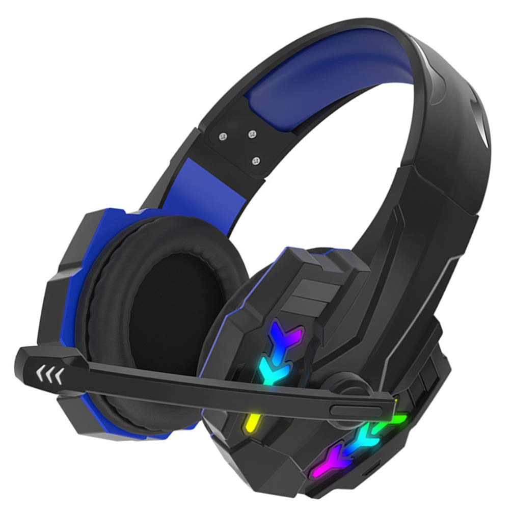SOLUSTRE 1Pc Headphones Gaming Headphone Wired Gaming Headset Light up Gaming Headset Stereo Gaming Headset Cordless Earphones Studio Monitor Headsets Microphone Plastic Noise Reduction