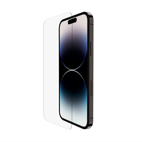 Belkin TemperedGlass iPhone 14 Pro Max Screen Protector - iPhone 14 Pro Max Accessories - Easy Application W/Installation Guide Stickers - Tempered Glass Screen Protector - 9H Hardness Tested