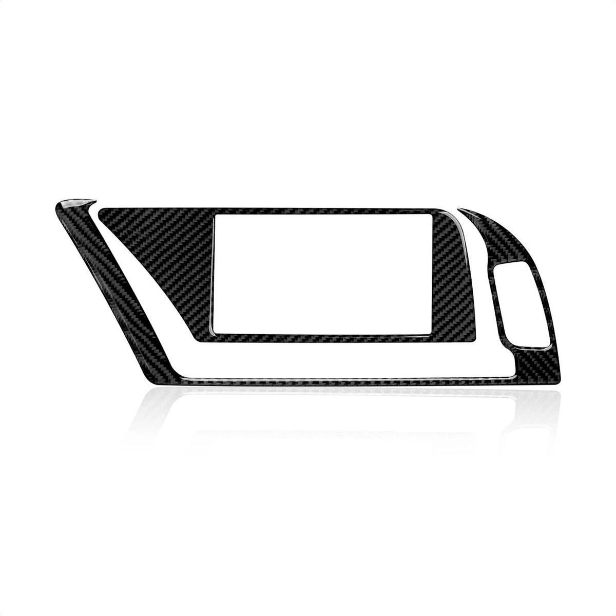 Carbon Fiber Sticker for Audi A4 B8 A5 S5 S4 2009-2016, Carbon Fiber Center Console Navigation CD Panel Air Outlet Trim