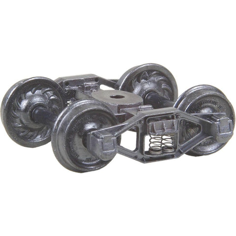 Kadee HO Scale Bettendorf T Truck, 33" Ribbed Wheels (1pr)