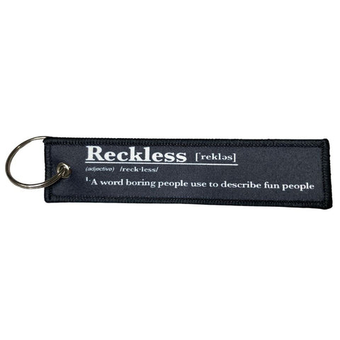 Carbon Moto Gear Automotive and Motorcycle Keychains, Reckless, Default