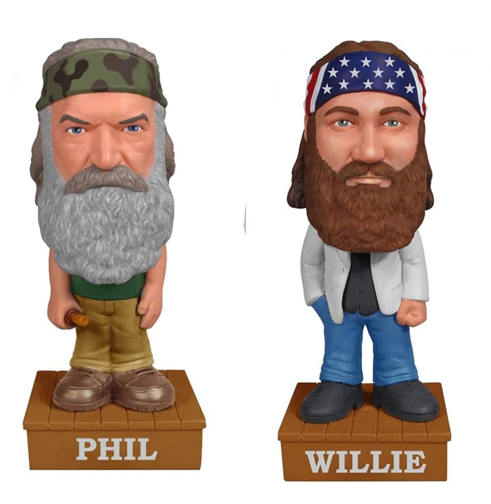 Funko Duck Dynasty Talking Wacky Wobbler Bundle: Phil & Willie