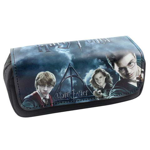 CYSJ Magician Pencil Case, Large Capacity Pouch Double Zippers Pencil Bag Office Pen Holder Organizer Stationery Bag with Compartments for Girls Boys and Adults