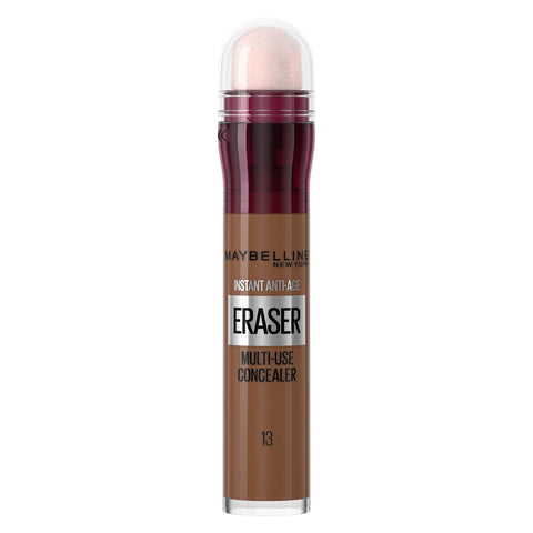 Maybelline Instant Anti Age Eraser Eye Concealer, Dark Circles and Blemish Concealer, Ultra Blendable Formula, 13 Cocoa