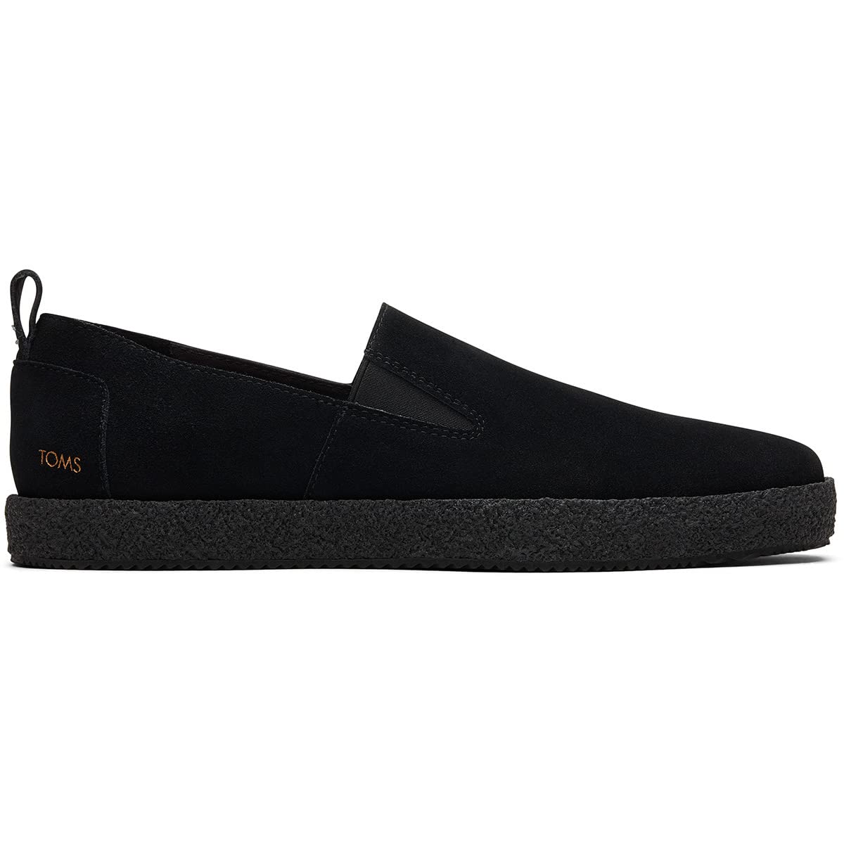 TOMS Lowden Black/Black Suede 11.5 D (M)