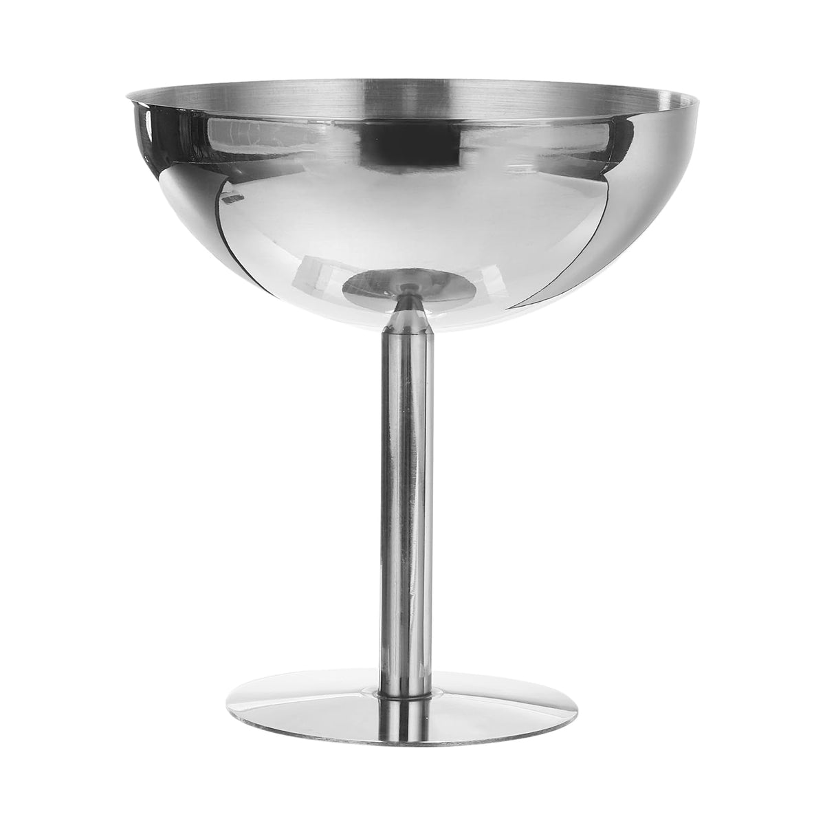 uxcell Stainless Steel Martini Cocktail Glasses, 1Pcs 450ml/16 OZ Unbreakable Martini Glasses, Metal Shatter Proof For Wedding, Parties, Gift?Silver
