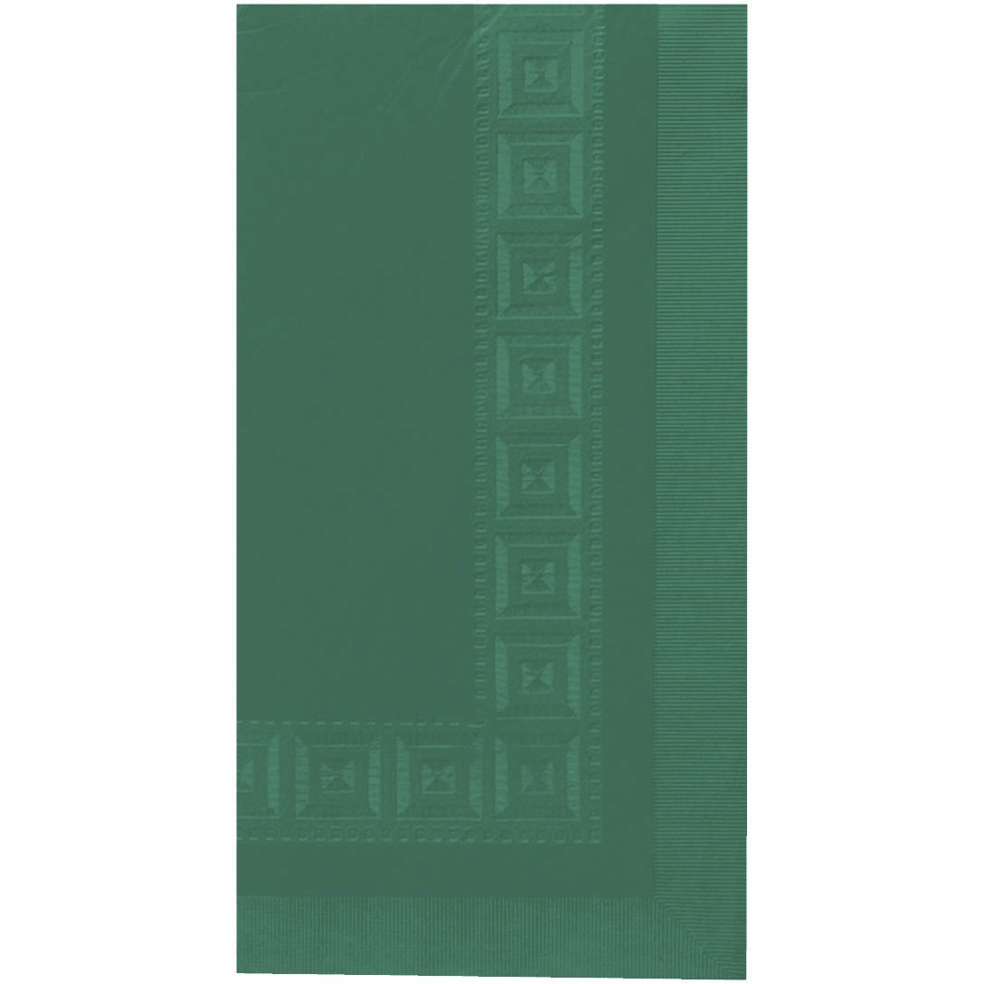 amscan 3-ply tablecover-Forest Green