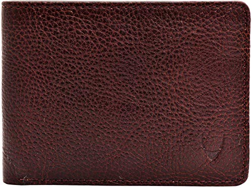 HIDESIGN Giles Vegetable Tanned Leather Wallet with Coin Pocket, Brown