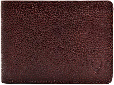HIDESIGN Giles Vegetable Tanned Leather Wallet with Coin Pocket, Brown