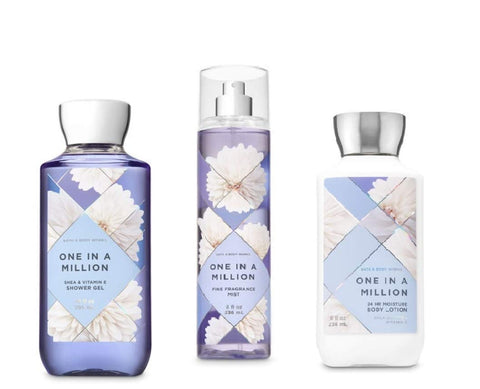 One in a Million - Shower Gel, Fine Fragrance Mist and Body Lotion - Bath and Body Works - Daily Trio 2019