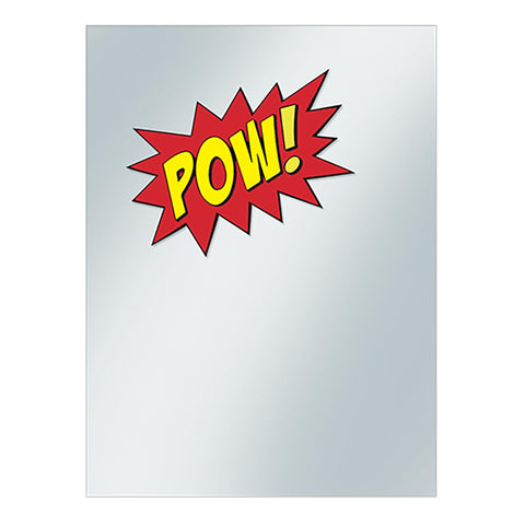 "POW!" Standard Size Printed Deck Protector Covers