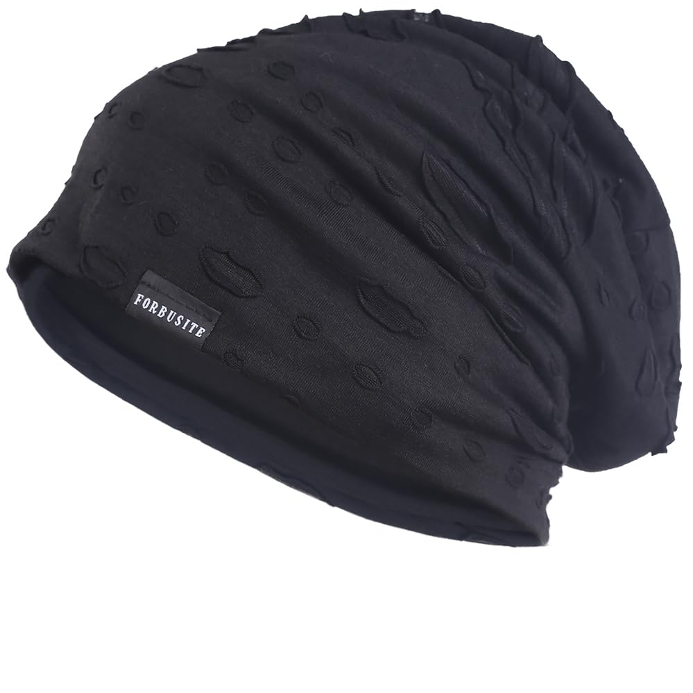 Summer Beanie Men Slouchy Lightweight Hat Long Baggy Thin Stylish Skull Cap