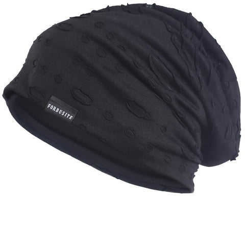 Summer Beanie Men Slouchy Lightweight Hat Long Baggy Thin Stylish Skull Cap