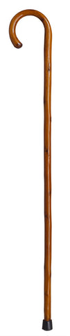 Walking canne made of chestnut wood with curve - 560