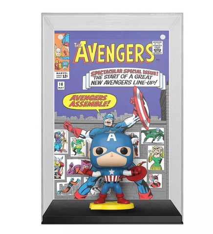 Funko Pop! Cover Art Marvel Collection Collectible Vinyl Figure Comic Covers (Captain America, 15689985