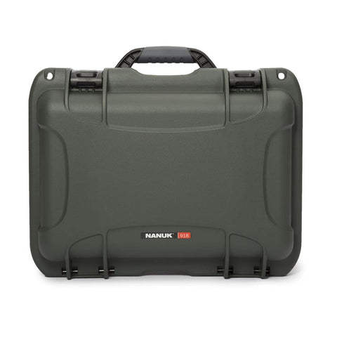 Nanuk 918 Waterproof Hard Carrying Case Empty - Polypropylene - Olive