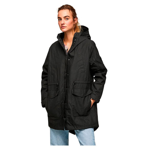 Pepe Jeans Women's Rooney Jacket, Black (Black), M