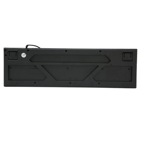 CCYLEZ RGB Backlight USB Laptop Mechanical Keyboard for Home104 Keys Wired Gaming KeyboardOffice Gamingchanical Keyboard for WorkErgonomic Wired PC Me (H600 Black Character-Single