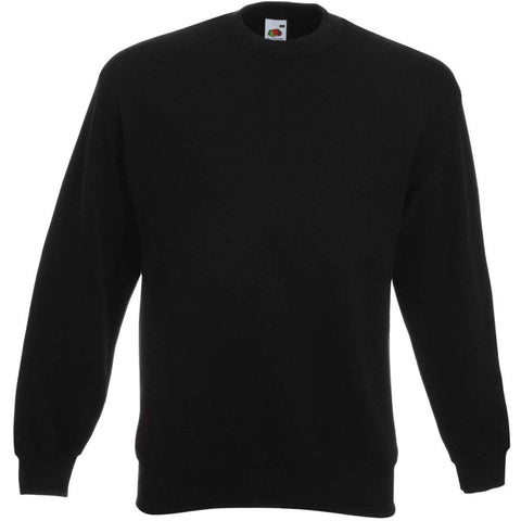 Fruit Of The Loom Men 62-202-0 Sweatshirt - Black, Medium