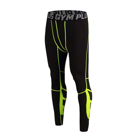 FELiCON Gym Mens Running Sports Cycle Pants Men Men's Compression Tights Wear Workout Clothes Quick Dry Breathable Comfortable Leggings Base Elite Fitness Trousers Thermal Wow (102/L)