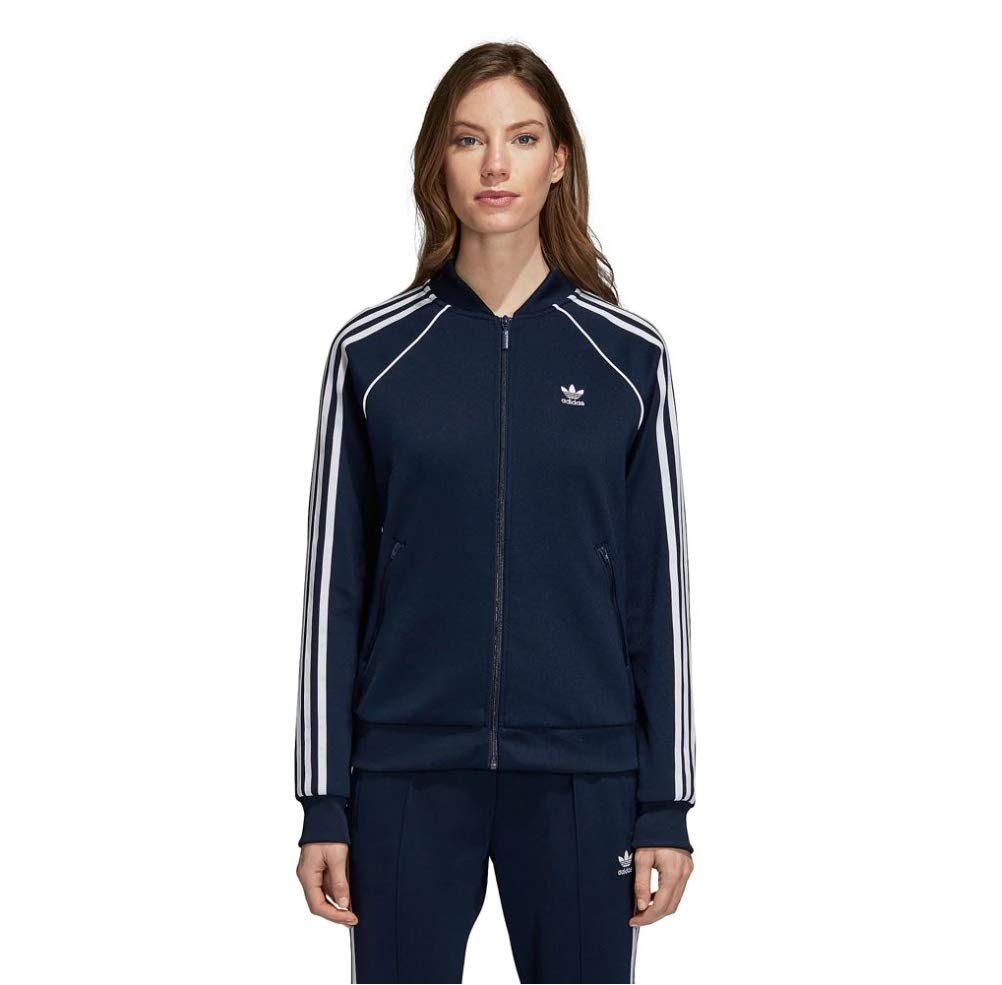 adidas Originals Women's Superstar Track Jacket, Collegiate Navy, XS