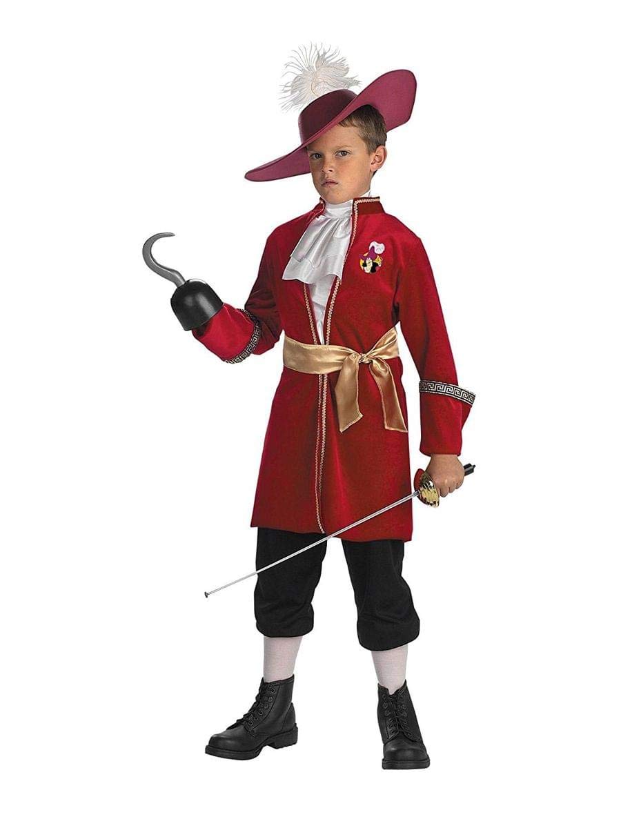 Disney Captain Hook Boys' Costume, Boys M 7-8