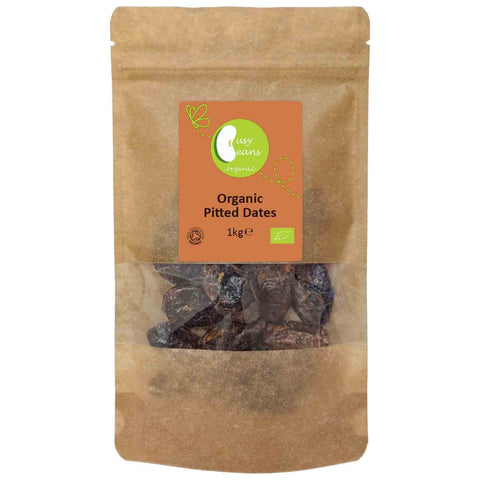 Organic Pitted Dates - Certified Organic- by Busy Beans Organic (1kg)
