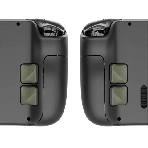 BlackYellowPurpleGreen Buttons Suitable For Steam Deck Back Case Console Back Case Button Conversion (Green)