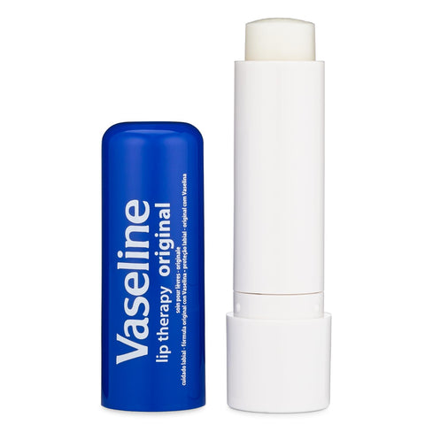 Vaseline Lip Therapy Original, Fast-Acting Lip Moisturizer For Very Dry Lips, Lip Balm Stick, 0.16 Oz Ea (Pack of 12)