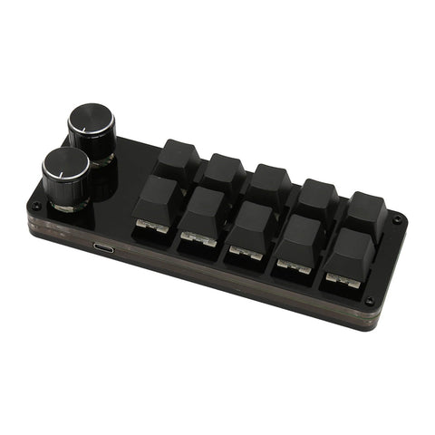 Haofy Macro Custom Keypad, Programmable Mini Keypad Wired USB Mechanical for Media