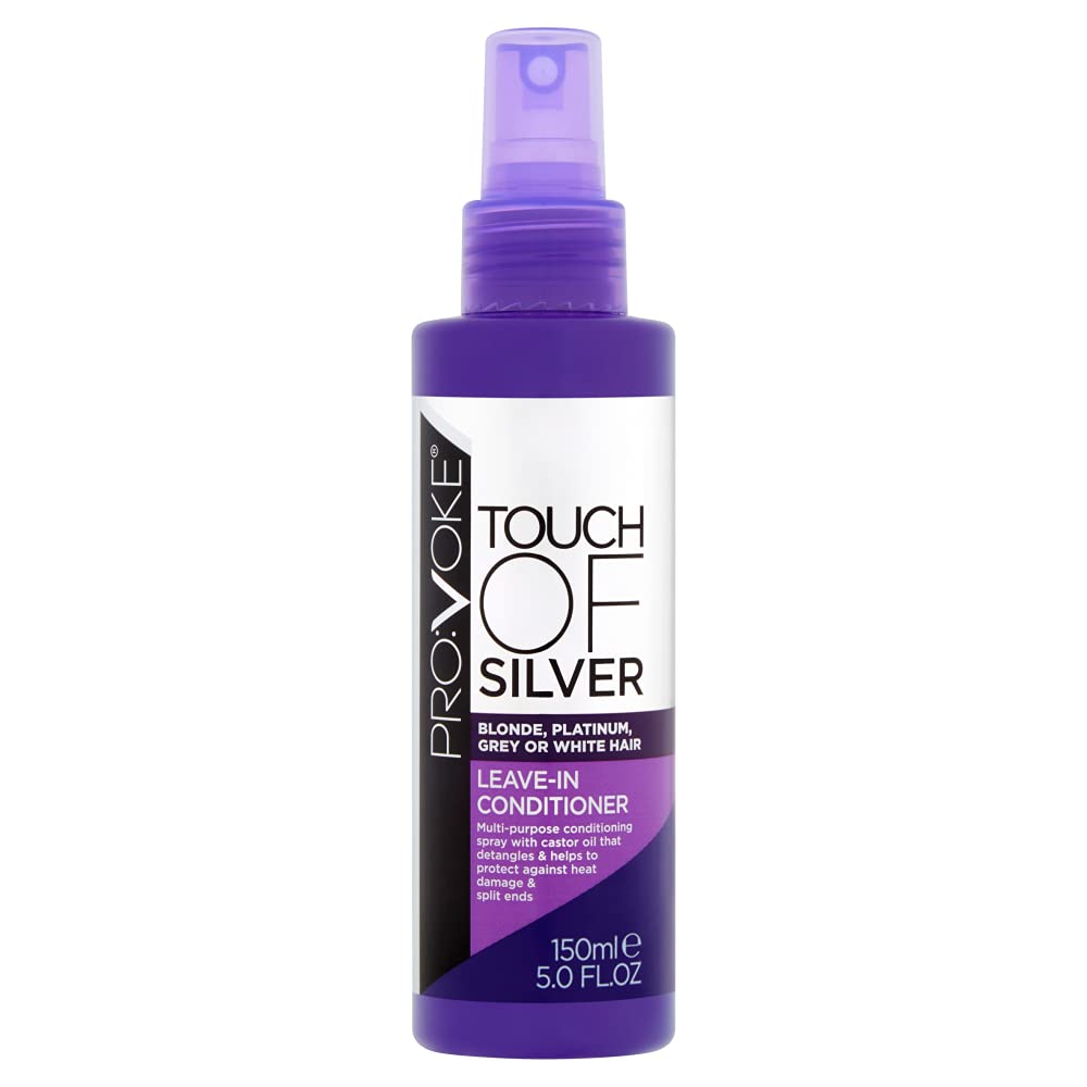 PROVOKE Touch Of Silver Leave-in Conditioner 150 ml, Protects Against Heat Damage and Split Ends