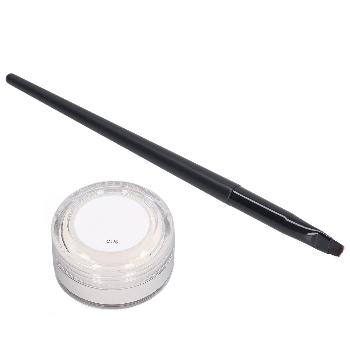 Eyebrow Mapping Kit, White Brow Paste Safe Clear Lines Light Texture Brow Mapping Kit Eyebrow Mapping Paste Brow Paste Brush Kit with Brush Easy To Remove for Eyebrow and Lip