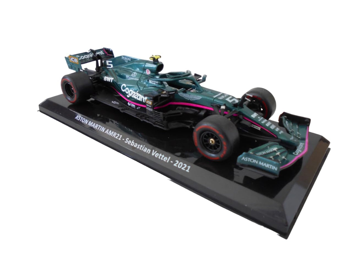 '- 1/24 Model car Formula 1 Compatible with Aston Martin AMR21#5 S. Vettel 2nd Azerbaijan GP Formula 1 2021 - OR068