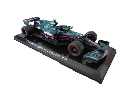 '- 1/24 Model car Formula 1 Compatible with Aston Martin AMR21#5 S. Vettel 2nd Azerbaijan GP Formula 1 2021 - OR068